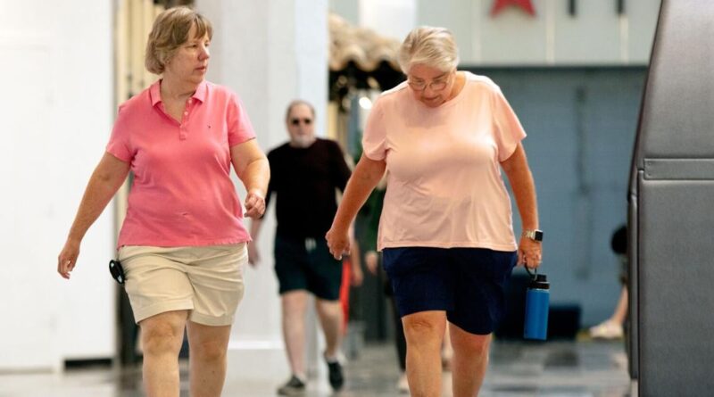 How to exercise when it feels like 103 degrees?  Store managers in Metairie have found it.